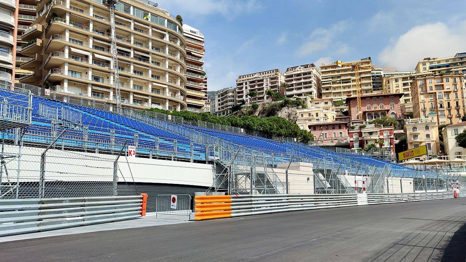 Uitgang van de Tabac-bocht in Monaco