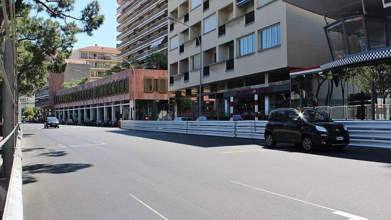 Start-finish van Circuit de Monaco