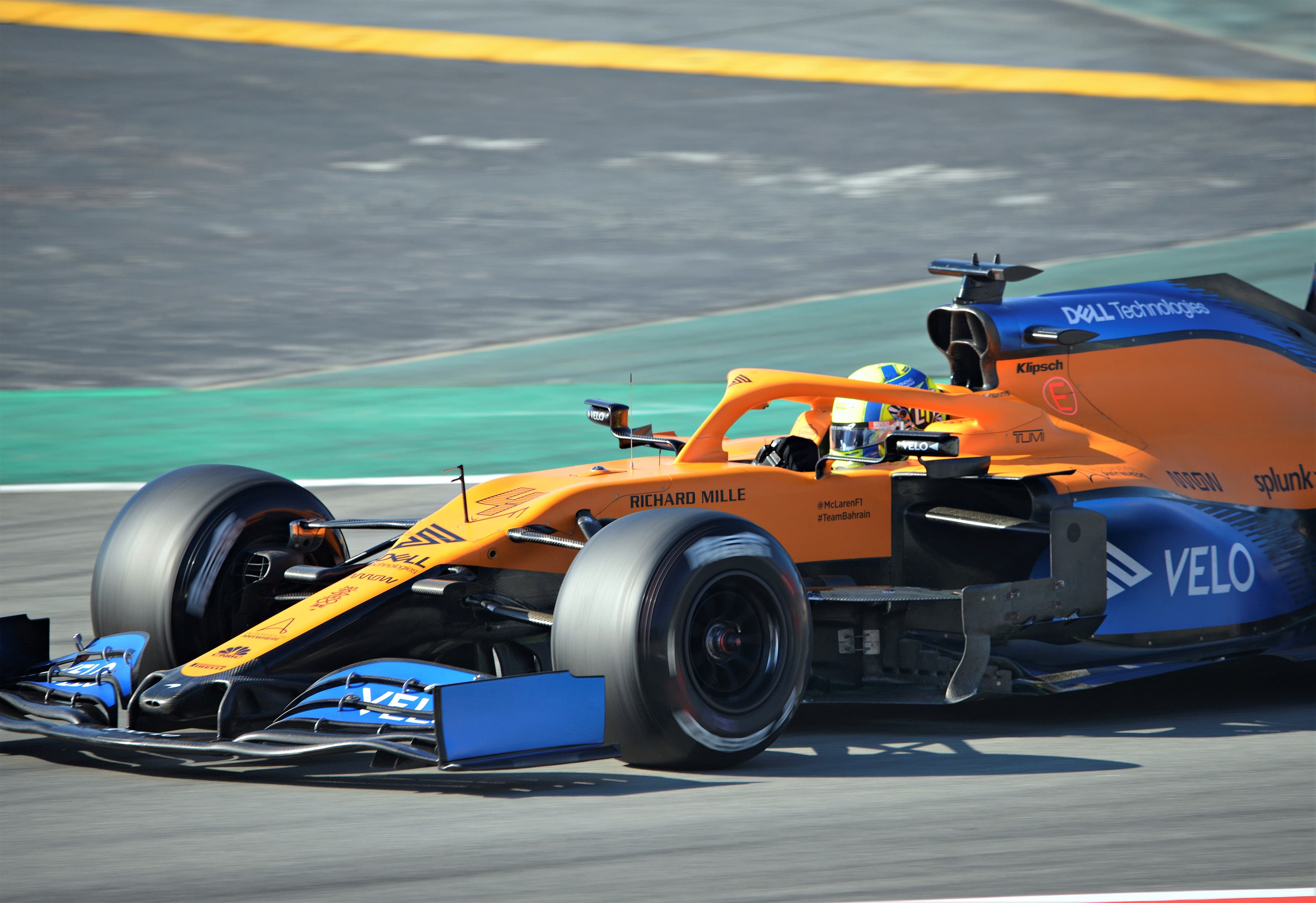 Lando Norris tijdens een Formule 1-weekend