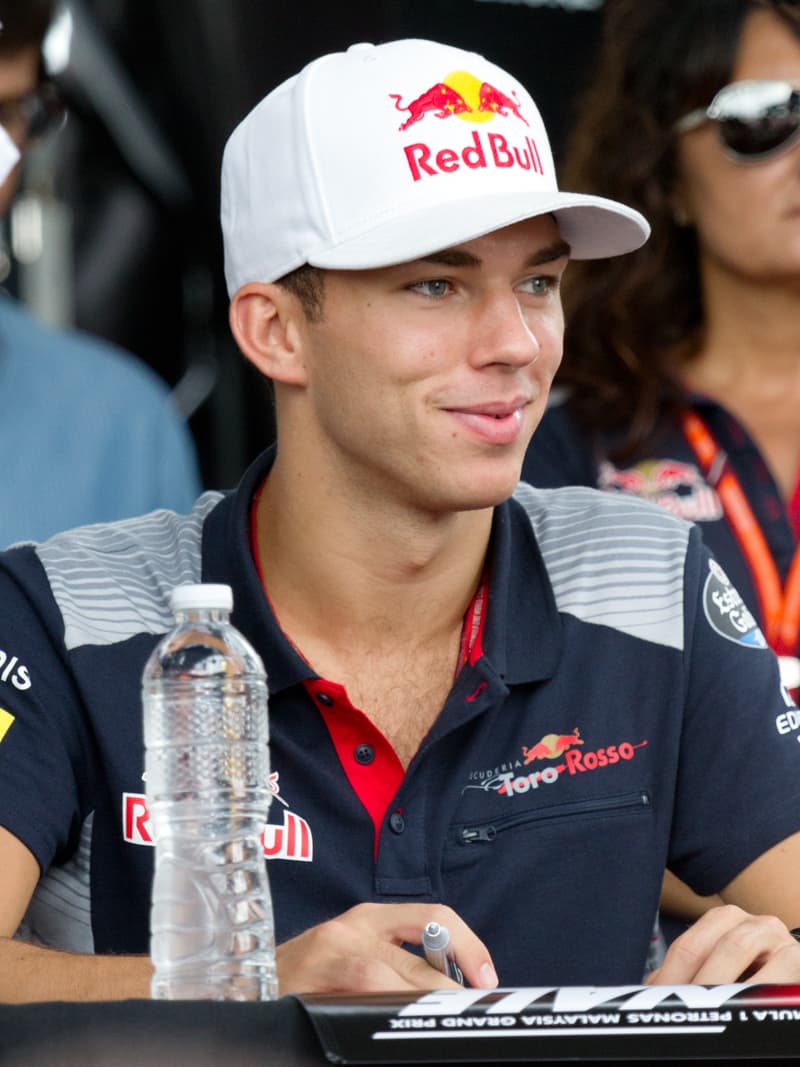 Pierre Gasly tijdens een Formule 1-weekend