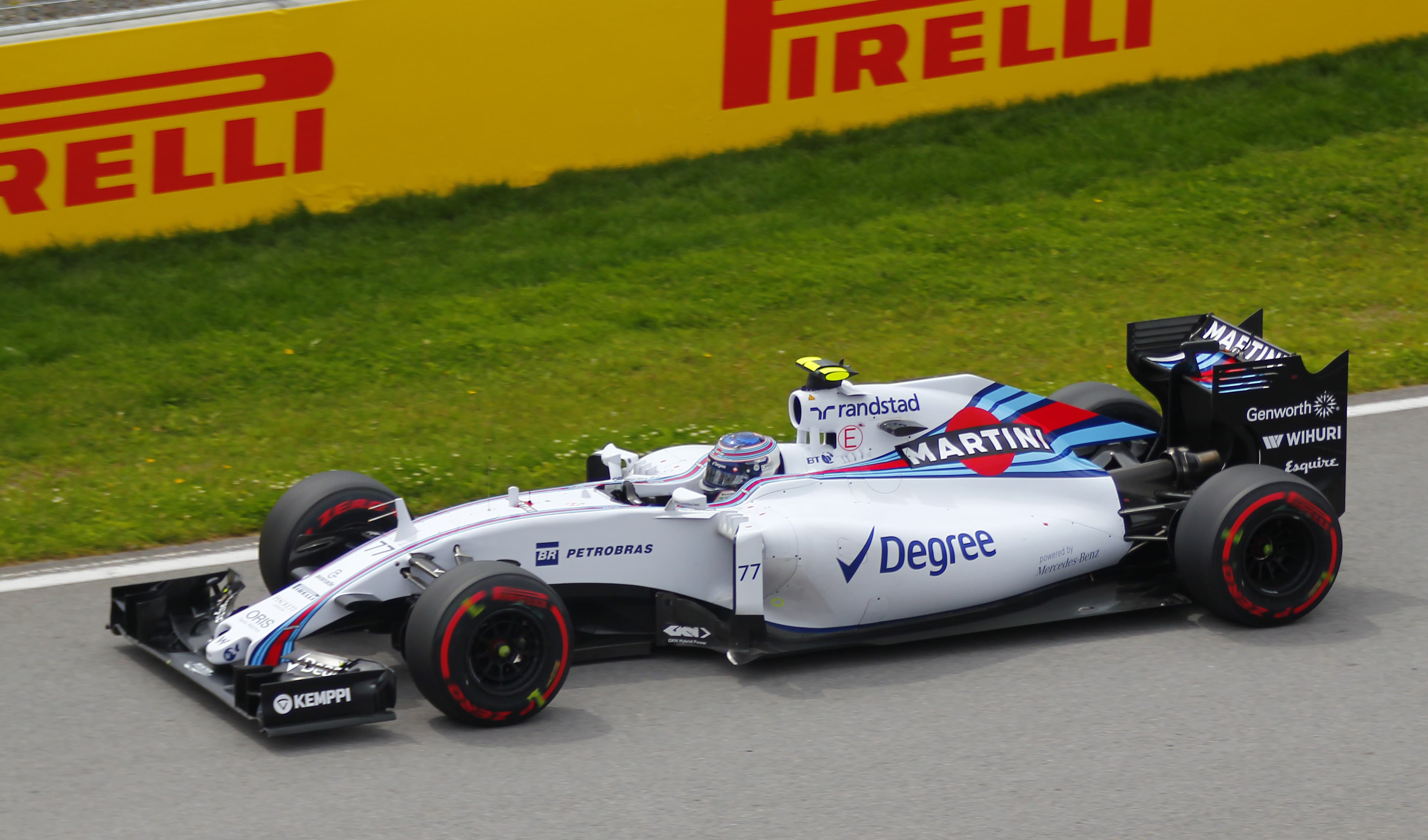 Valtteri Bottas tijdens een Formule 1-weekend