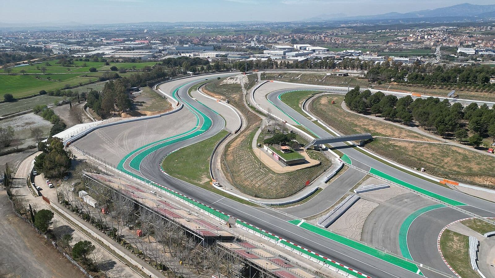 Bochten één tot en met zes van Circuit de Barcelona-Catalunya