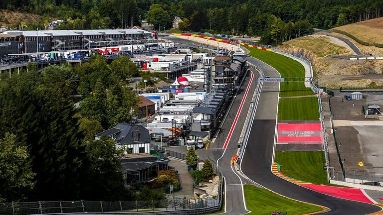 Race op Circuit de Spa-Francorchamps