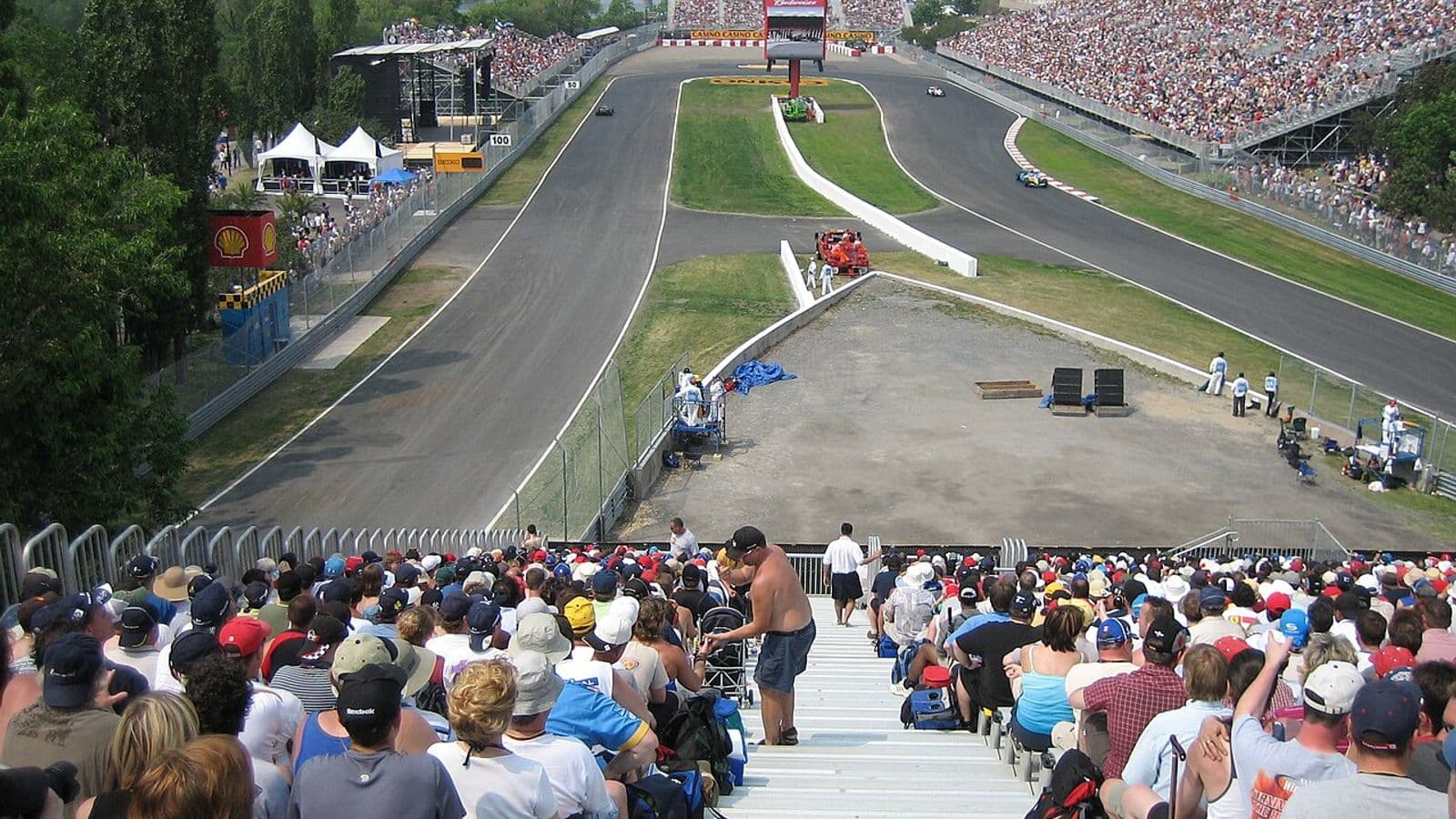 Haarspeldbocht op Circuit Gilles Villeneuve