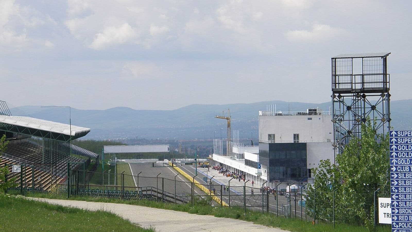 Pitstraat van de Hungaroring