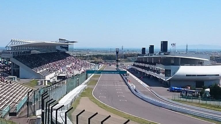 Hoofdtribune van Suzuka Circuit