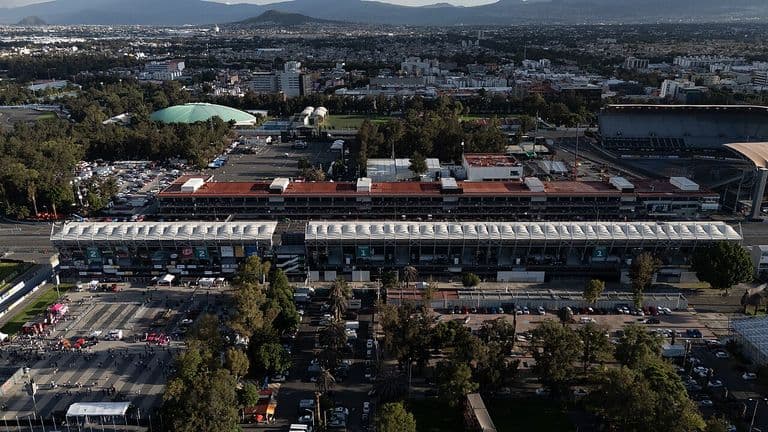 Luchtfoto van Autódromo Hermanos Rodríguez