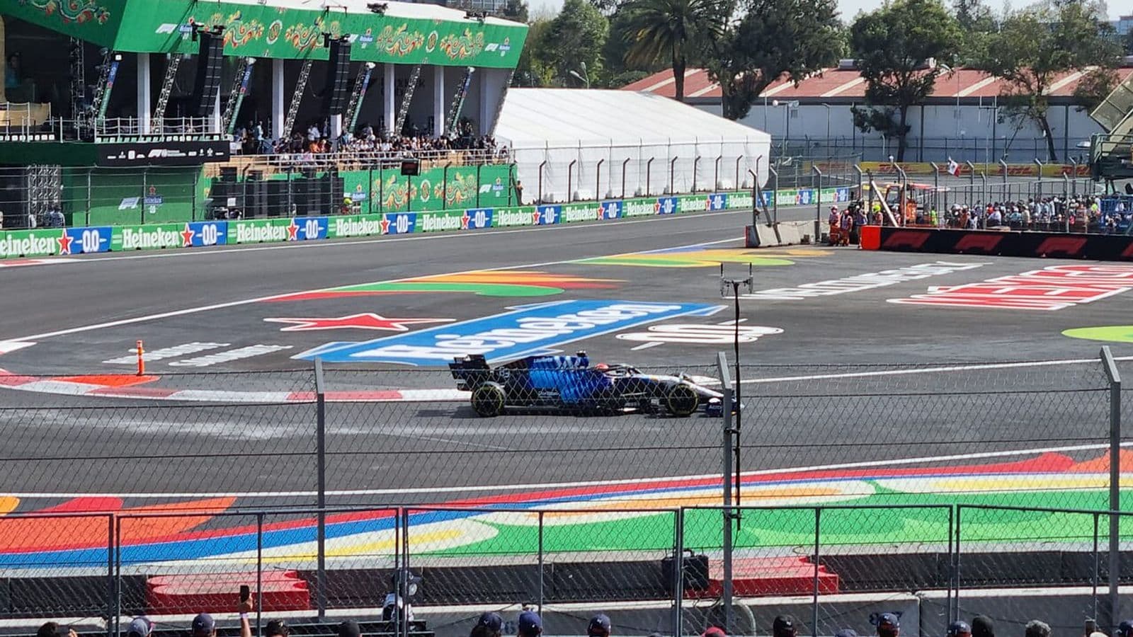 Formule 1-race op Autódromo Hermanos Rodríguez